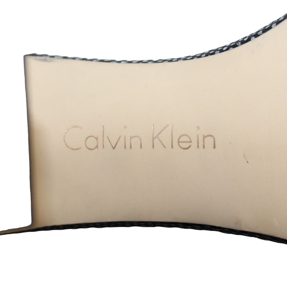 Calvin Klein Women Sz 8.5M Peep Toe Strappy Block - Picture 11 of 12